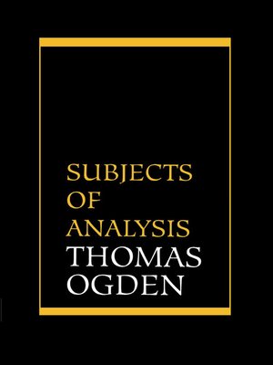 cover image of Subjects of Analysis